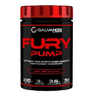 Galvanize Nutrition Fury Pump – Stimulant-Free Pre-Workout for Maximum Muscle Pump, Endurance & Performance