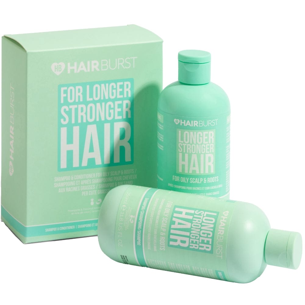 Hairburst Oily Scalp Root Shampoo Conditioner Duo Deep Cleanse Balance 2 x 350ml