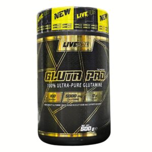 LIVEPRO Glutamine – Muscle Recovery, Strength & Immune Support | 100% Pure L-Glutamine Powder