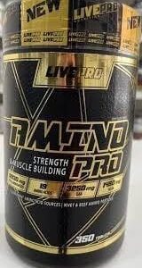 LIVEPRO Nutrition AMINO PRO – 350 Tablets | Complete Amino Acid Supplement for Muscle Recovery & Growth