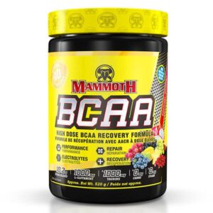 Mammoth BCAA – 30 Servings | Branched-Chain Amino Acids for Muscle Recovery, Strength & Endurance