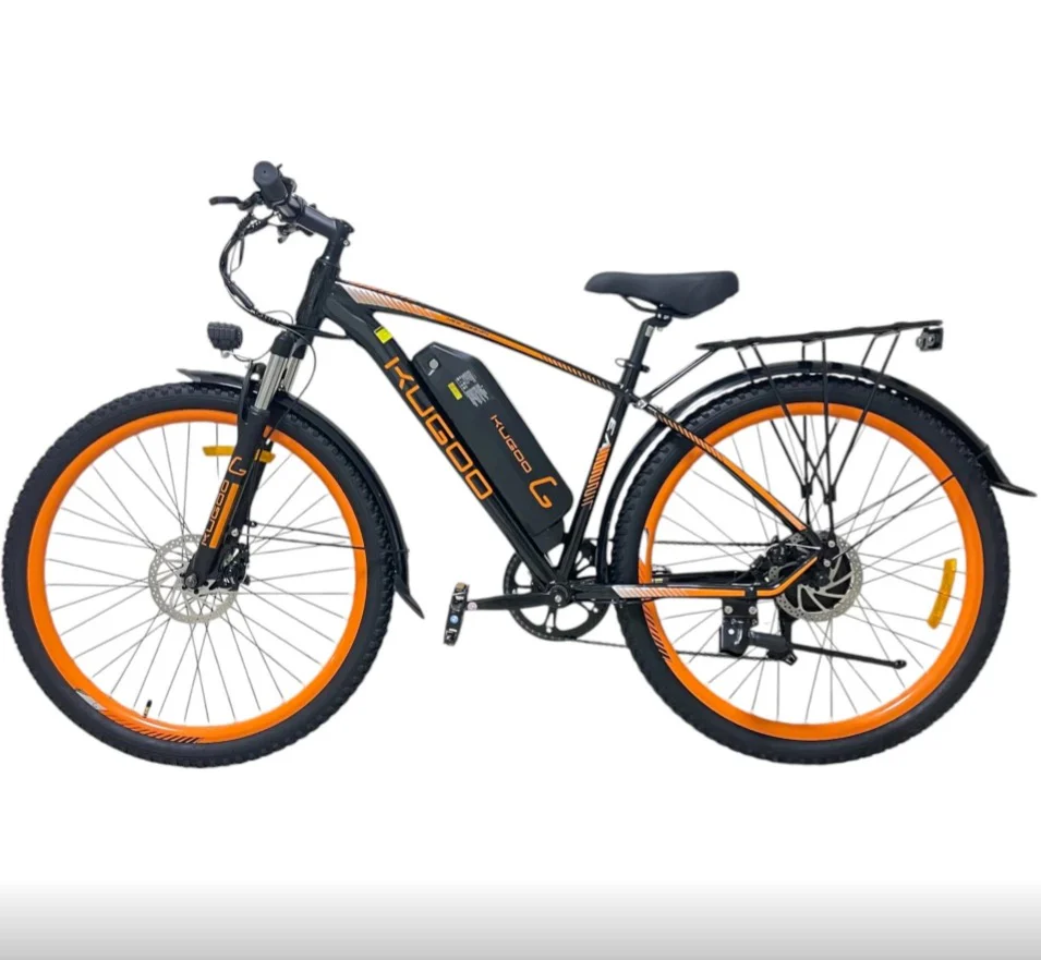 Electric bike Kugoo V3 unboxed