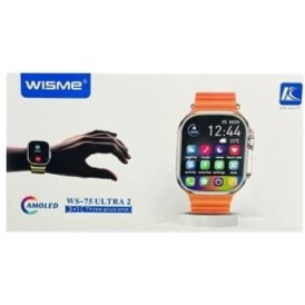 Wisme WS-75 Ultra 2 Stylish Smartwatch Set with 3 Interchangeable Straps