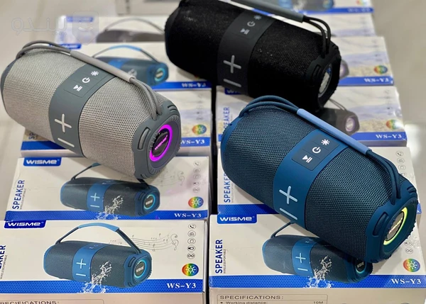 WISME WS-Y3 Portable Bluetooth Speaker | Compact Design Deep Bass Wireless Connectivity