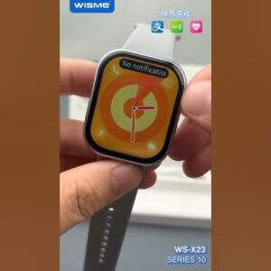 Wisme WS-X23 Smartwatch – Full HD Display, Bluetooth Calls, Fitness & Health Tracker, Waterproof (Unisex