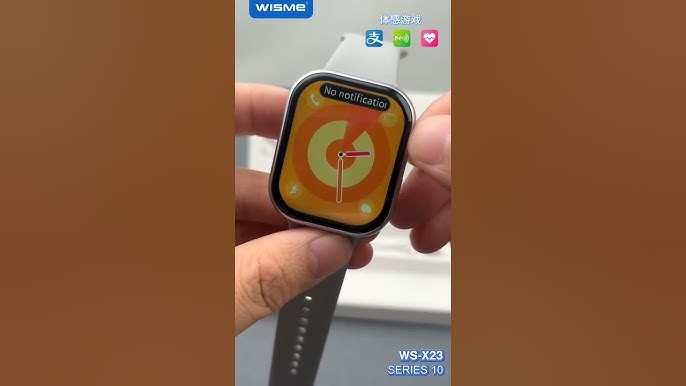 Wisme WS-X23 Smartwatch Full HD Display Bluetooth Calls Fitness Health Tracker Waterproof (Unisex