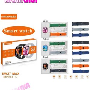 Kiqiwear KW27 Max Series 10 Smartwatch with GPS, Bluetooth Calling & Fitness Tracking