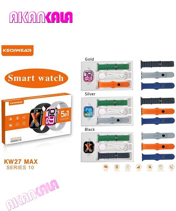Kiqiwear KW27 Max Series 10 Smartwatch with GPS Bluetooth Calling Fitness Tracking