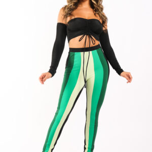 Casual Leggings And Matching Off Shoulder Top Outfit Set HUNTER