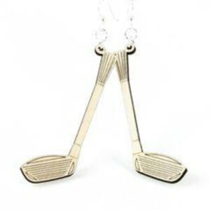 Driver Golf Club Earrings # 1322