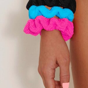 Crinkle Hair Scrunchie 3 Piece Set