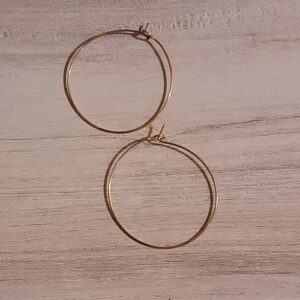 Handmade Copper Hoop Earring