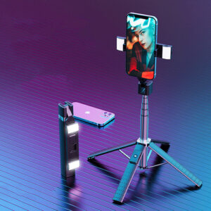 Quadrupod Double Fill Light Mobile Phone Bluetooth-compatible Selfie S