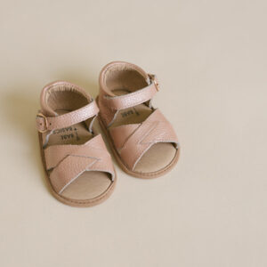 Blush Leather Sandals