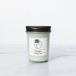 Lavender Scent Coconut Wax Candle
