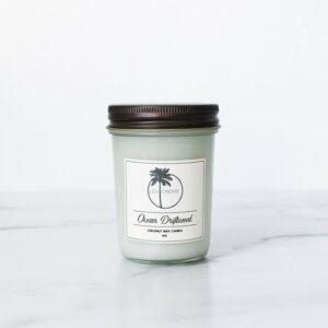 Ocean Driftwood Scent Coconut Wax Candle