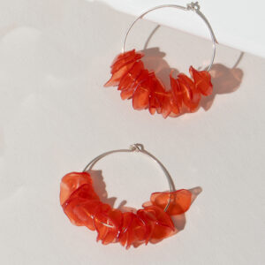 Alice Coral Hoops
