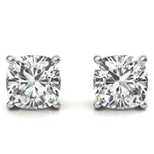 1.50 CTW Lab-Grown Diamond Stud Earrings – G/VS Clarity, 14k Gold Over